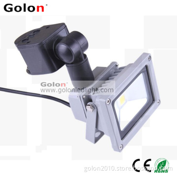 PIR Sensor LED Flood Light 10W 100-240V AC, 3 Years Warranty